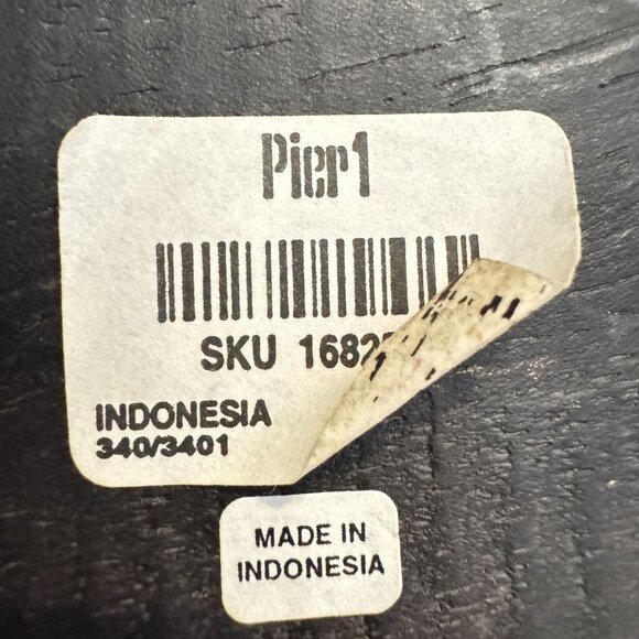 Vintage Pier 1 Handpainted Indonesia Wooden Frog 3 Peg Hook Wall Organizer - Picture 5 of 12